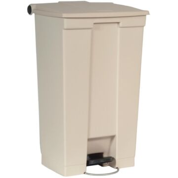 Rubbermaid afvalcontainer beige 87L, 82,5(h) x 50(b) x 41(d)cm