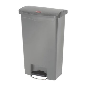 Rubbermaid Slim Jim pedaalemmer grijs 50L