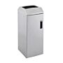 Recycling station-1 Waste, Rubbermaid, model: VB 205985, mat RVS