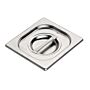 Gastro M RVS gastronorm deksel met siliconen afdichting GN 1/6, 17,6(b) x 16,2(d)cm