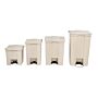 Rubbermaid afvalcontainer beige 87L, 82,5(h) x 50(b) x 41(d)cm