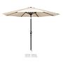 BOLERO SEVILLA RONDE PARASOL DIAMETER 3 METER CRÈME