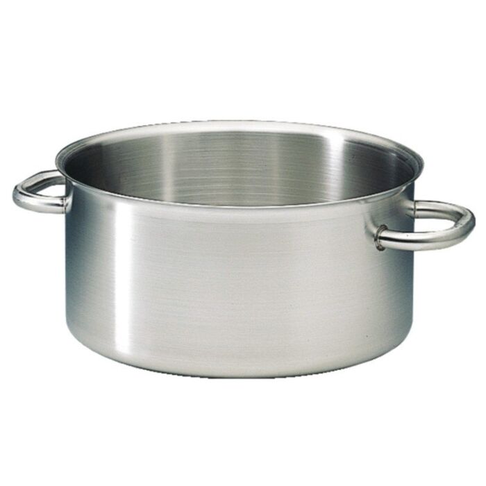 Kookpan Bourgeat, Excellence, RVS, 40(Ø)cm, 25L, ook inductie, Deksel: K838