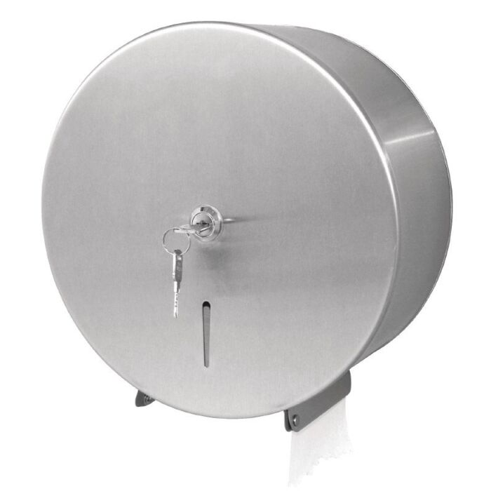 Toiletroldispenser Jantex, 26(b)x27(h)x21,8(d)cm, toiletpapier zie: DL919                                                 