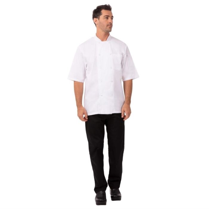 Chef Works Montreal Cool Vent unisex koksbuis wit XS, Borstomvang: 82-87cm