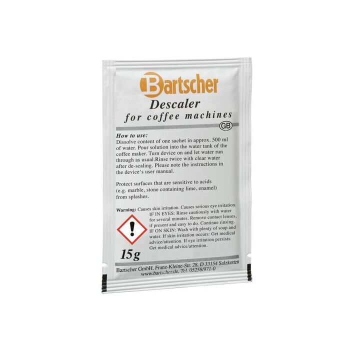 Bartscher Ontkalker, koffiemachine, 30 stk.