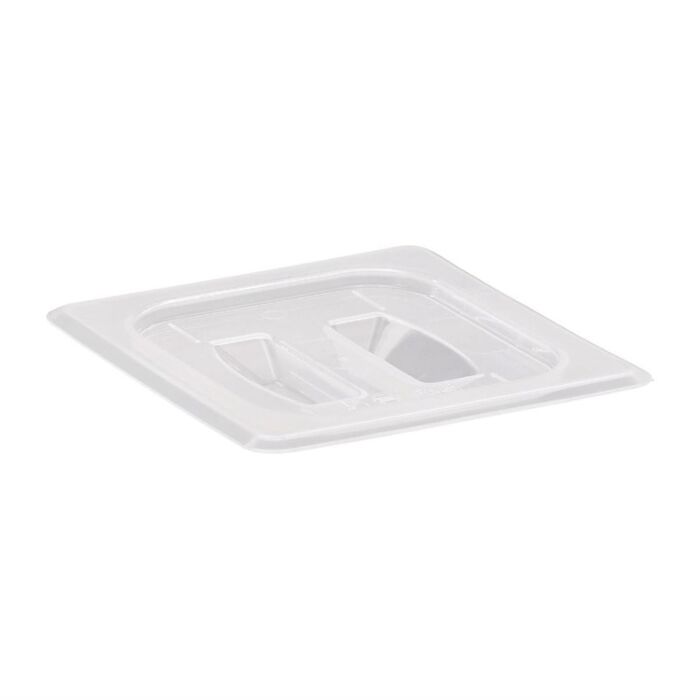 Cambro GN 1/6 polypropyleen deksel met handvat transparant